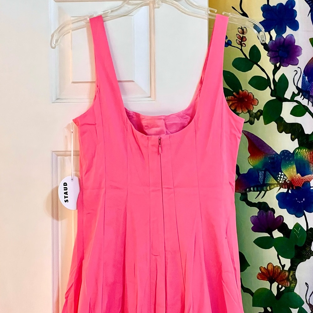 🌺🎉HP🎉🌺 Staud Wells Midi Dress Plumeria - Picture 12 of 16